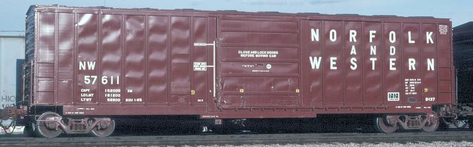 thumbnail image 2 of Microscale HO Scale Decal Set – Norfolk & Western 40' & 50' Boxcars, #87-1316 2 of 4