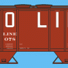 IMO-009 - SOO Line Industrial Models 70T 2 Bay Covered Hopper Oxide Red