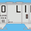 IMO-082 - SOO Line 70T 2 bay Covered Hopper Gray – Industrial Models