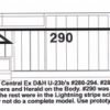 L-191 - Maine Central Restencil set for ex D&H U23b’s 280-294 - Image 3