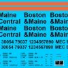 F-145 - Guilford (MEC/B&M) White 50′ Boxcars - Image 2
