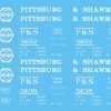 F-385 - Pittsburg & Shawmut 55T Twin Hoppers - Image 2