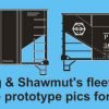 F-385 - Pittsburg & Shawmut 55T Twin Hoppers