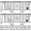 F-357 - Boston & Maine 70T Covered Hoppers – Repainted mid