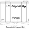87-0136 - Central of Georgia 4180 cu.ft. Twin Bay Airslide Covered Hopper