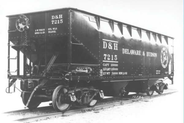 F-501 - Delaware & Hudson 55T Offset Side Twin Hoppers - Image 3